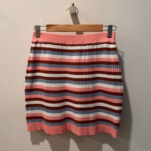 Ribbed cotton skirt Sz L